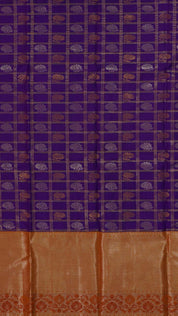 Violet Pattu Pavada Set / Half Saree Set