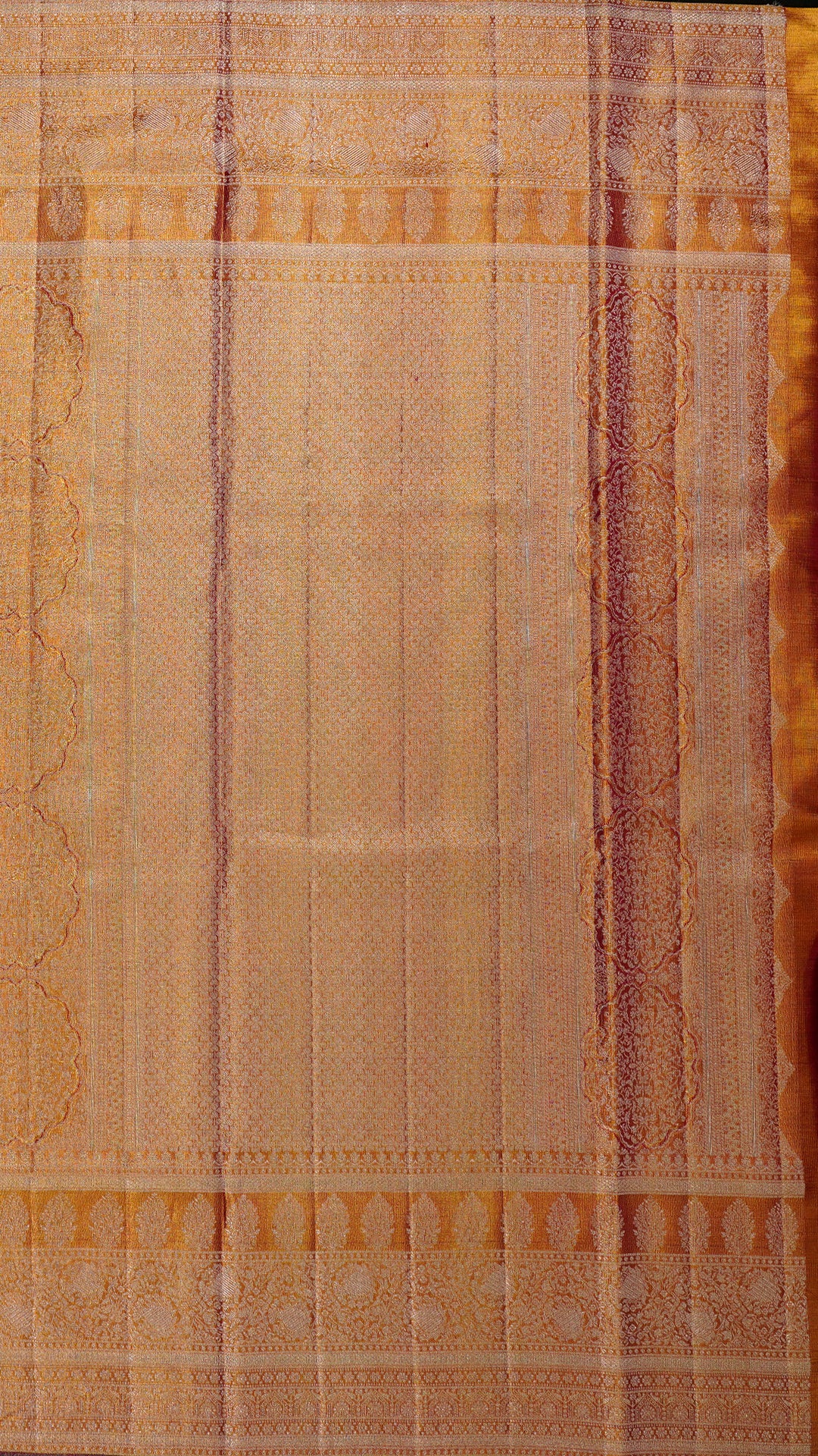 Gold Tissue Kanchipattu Silk Saree with Zari
