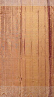 Multicolour Kanchipattu Silk Saree with Zari