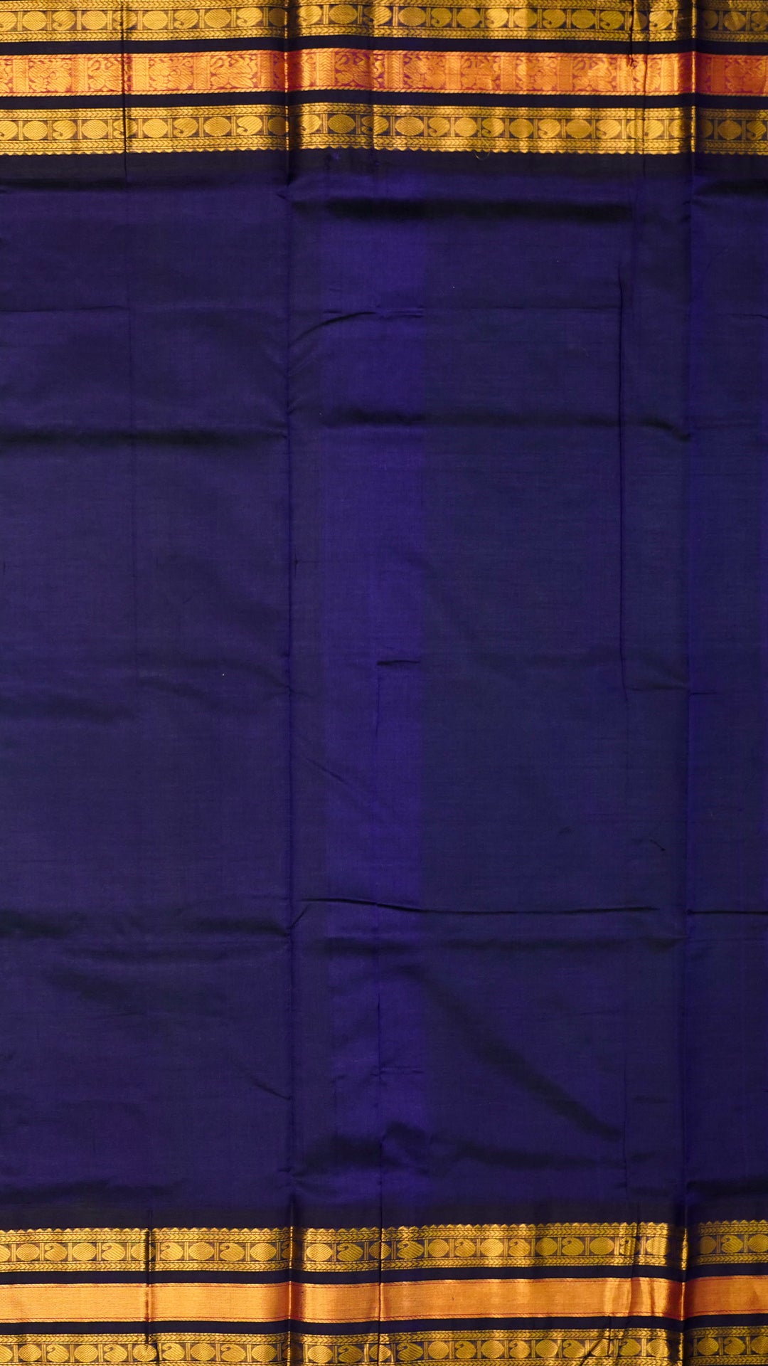 Traditional Kuppadam Silk Saree with Small Checks