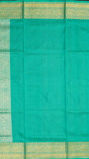 Rama Green Uppada Silk Saree with Gold Designer Buttas