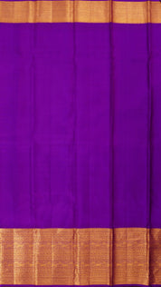 Purple Kanchipuram Saree with Self Weaving