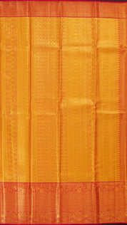Purple and Pink Kanchipuram Silk Saree with Big Zari Contrast Border | Kanchi Pattu Collection