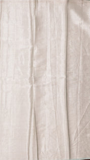 Powder Blue Banaras Silk Saree with Silver Zari Brocade Border