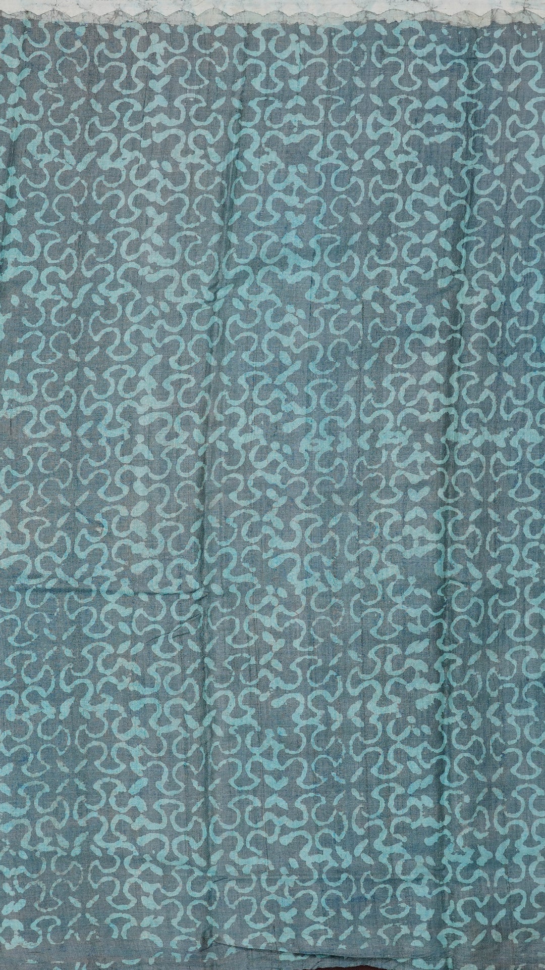 Dual Shade Tusser Saree with Abstract Prints