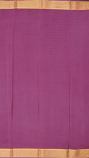 Light Peach Crepe Saree with Contrast Zari Border