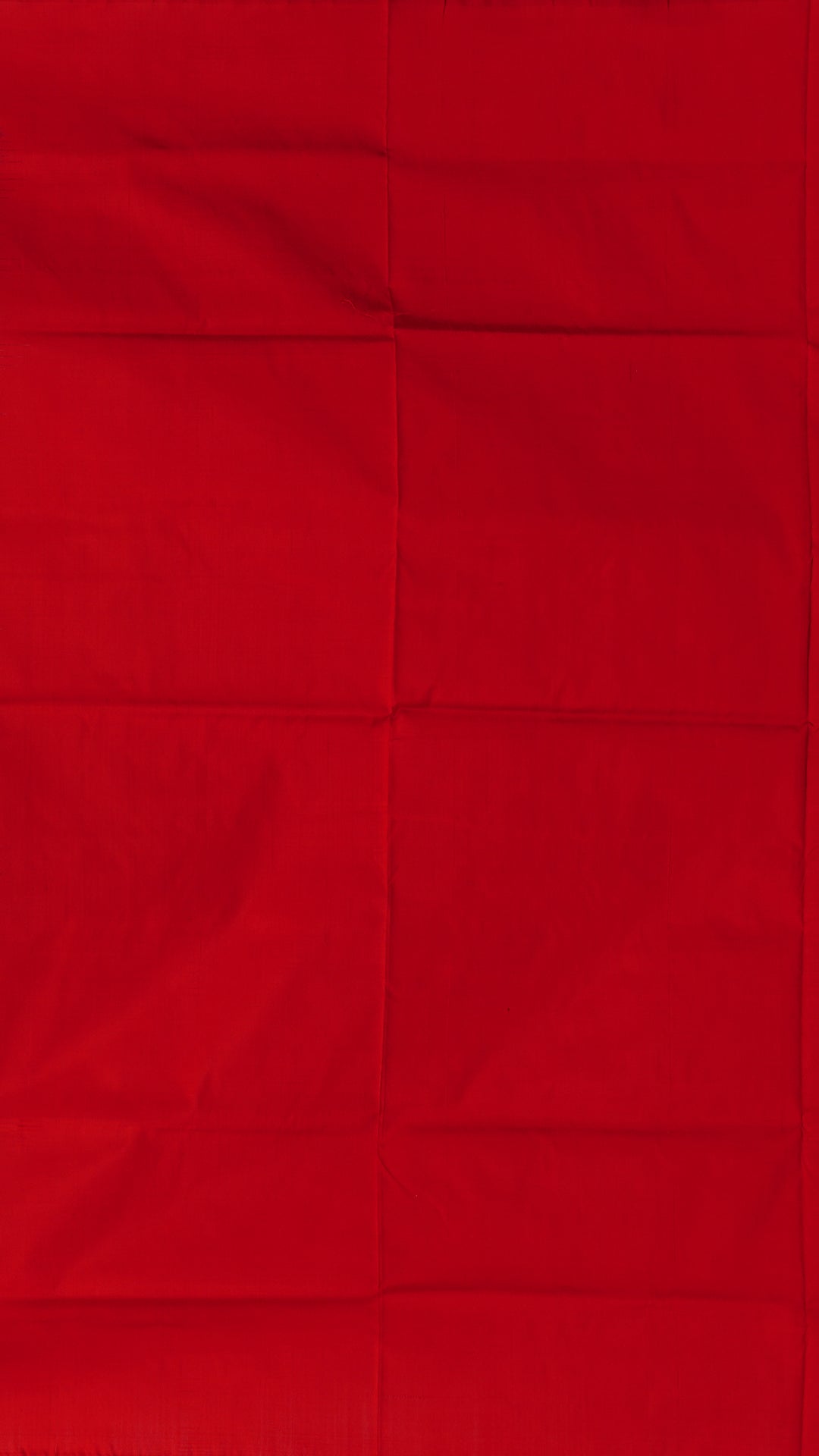 Cross-Lined Ikkat Silk Saree in Black with Red Accents
