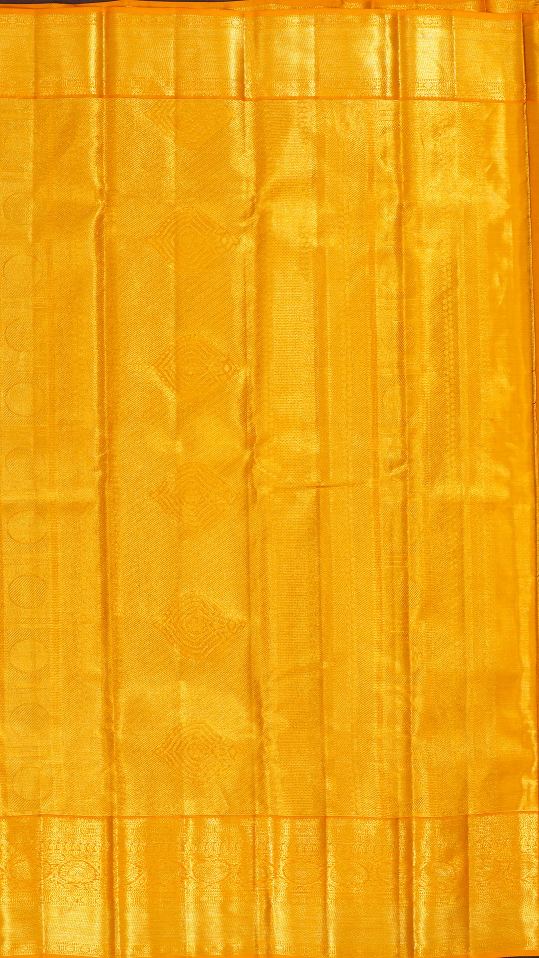 All Over Gold Kanchipuram Silk Saree with Self Zari Border