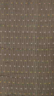 Olive Green Kora Saree with Designer Border