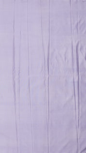 Lavender Grey Banaras Saree with Small Zari Border