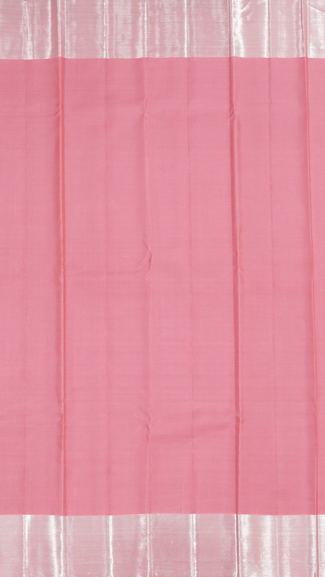 Light Peach Jute Saree with Floral Butta Work