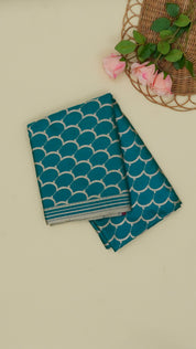 Dark Green Banaras Silk Saree