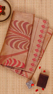 Gold Tissue Kanchipuram Saree with Butta Motifs