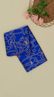 Royal Blue Banaras Silk Saree