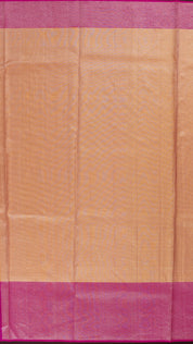 Onion Pink Tissue Kanchipuram Saree with Magenta Contrast
