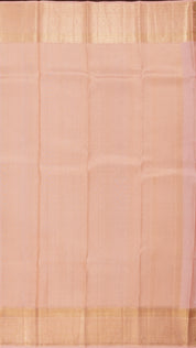 Light Peach Kanchipuram Saree with Pichwai Design