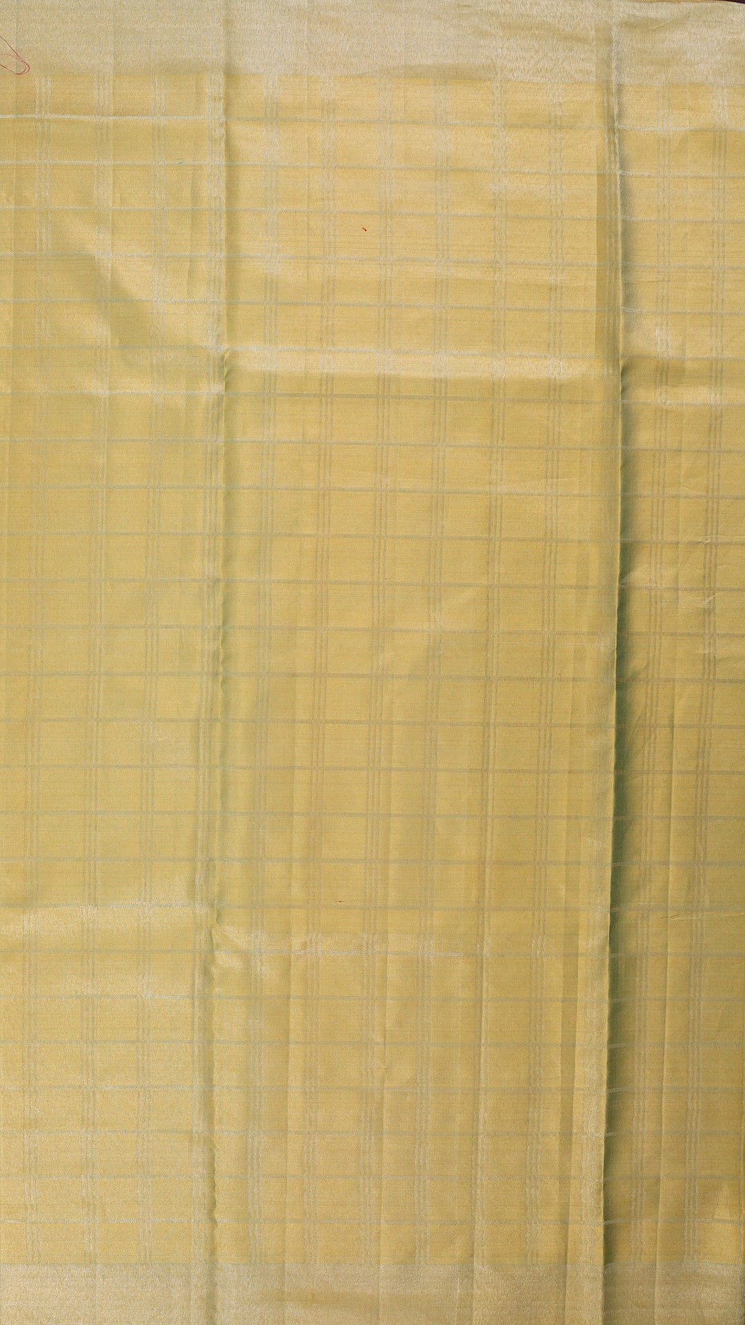 Sea Green Kanchipuram Saree with Self Tissue Checks