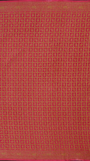 Sege Green Banaras Saree with Checks & Buta
