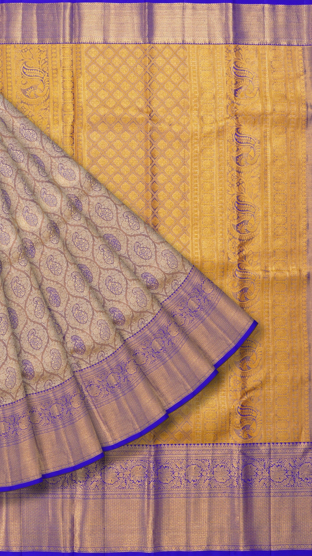 Multi-Colour Dharmavaram Pattu Saree with Zari Border