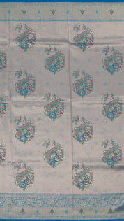 Multi-Color Banaras Silk Saree with Brocade Design – Vaarahi Silks