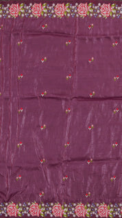Multicolor Tissu Silk Saree with Thread Work Border