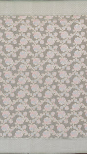 Pista Green Bhagalpur Silk Saree with Kaddi Border