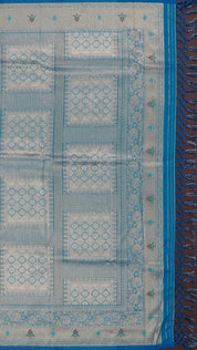 Multi-Color Banaras Silk Saree with Brocade Design – Vaarahi Silks
