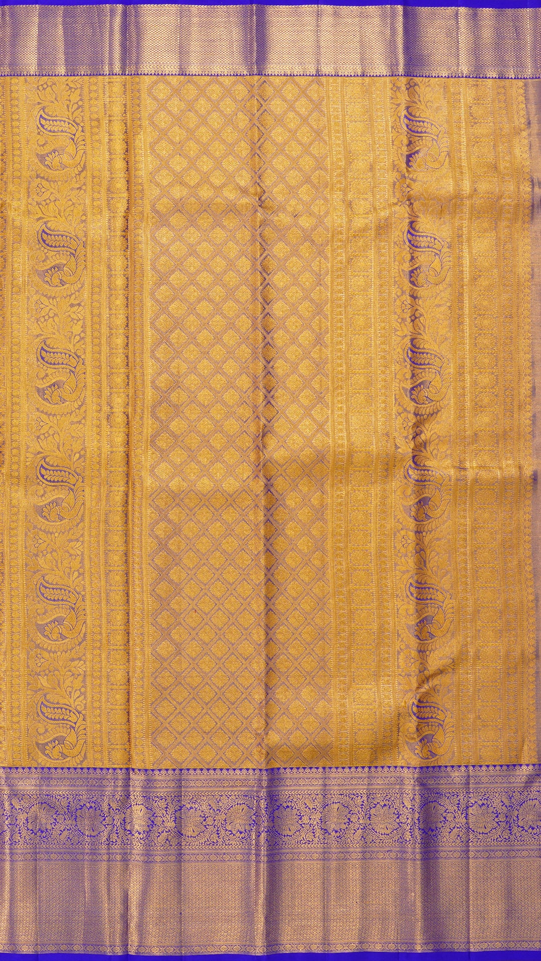 Multi-Colour Dharmavaram Pattu Saree with Zari Border