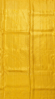 Peach Dharmavaram Pattu Saree with Self Border