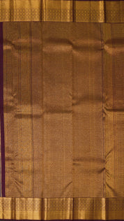 Dual Tone Kanchi Pattu Saree with Snuff Zari Border