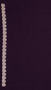 Multi Colour Crush Silk Sarees with Scalloped Border – Vaarahi Silks