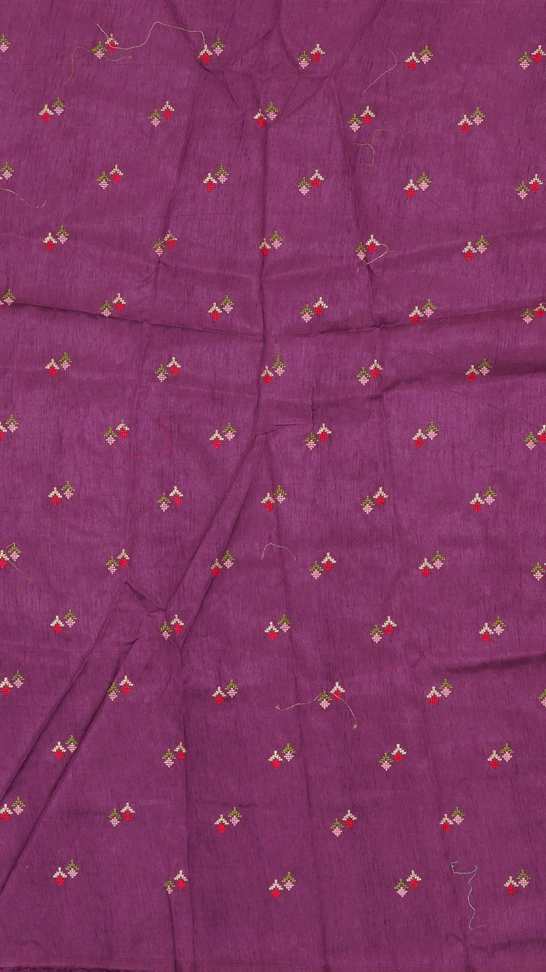Multicolor Tissu Silk Saree with Thread Work Border