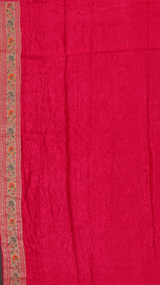 Multicolor Dola Silk Saree with Kardana & Zari Work