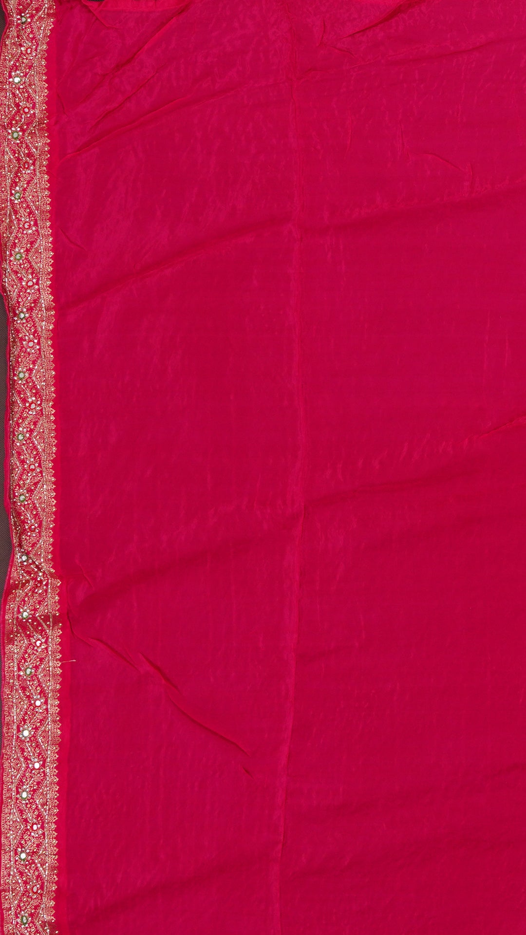 Pink Mashru Silk Saree with Self Kardana Work