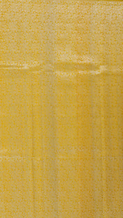 Mustard Yellow Banaras Saree with All Over Brocade
