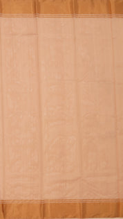Light Mauve Pink Chanderi Silk Saree with Gold Butta Work