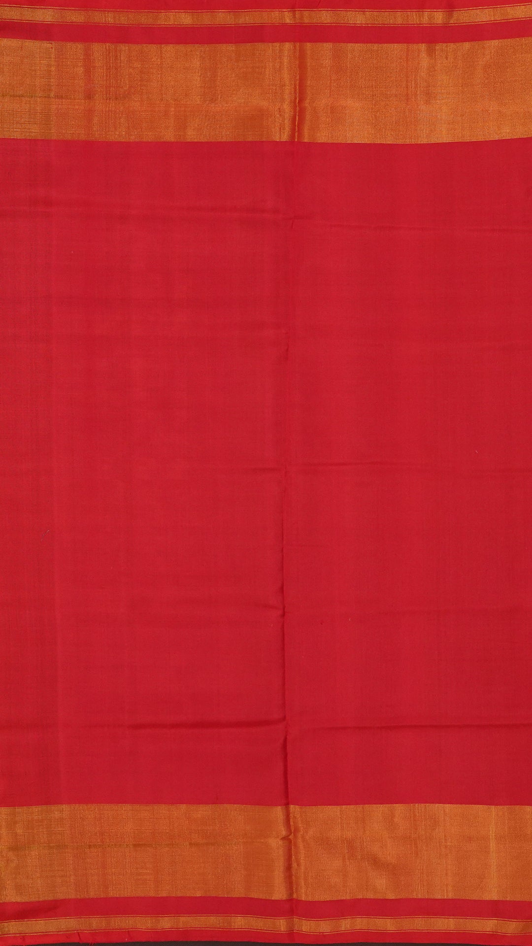 Cream Patola Silk Saree with Medium Red Zigzag Contrast Zari Border