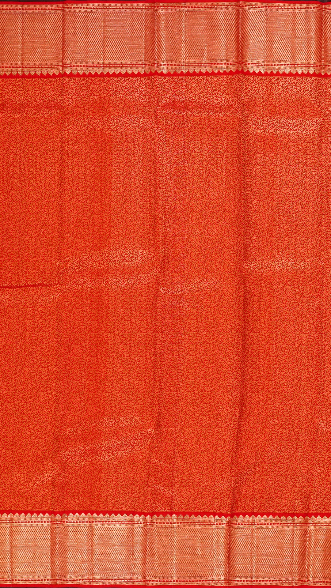 Red Kanchipuram Saree with Brocade Border