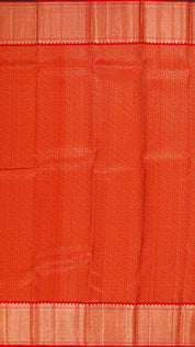 Red Kanchipuram Saree with Brocade Border