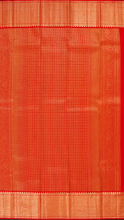 Red Kanchipuram Saree with Brocade Border