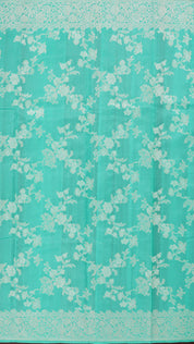 Sea Green Banaras Saree with Elegant Brocade Design