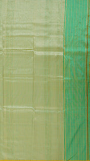 Pista Green Banaras Silk Saree without Border