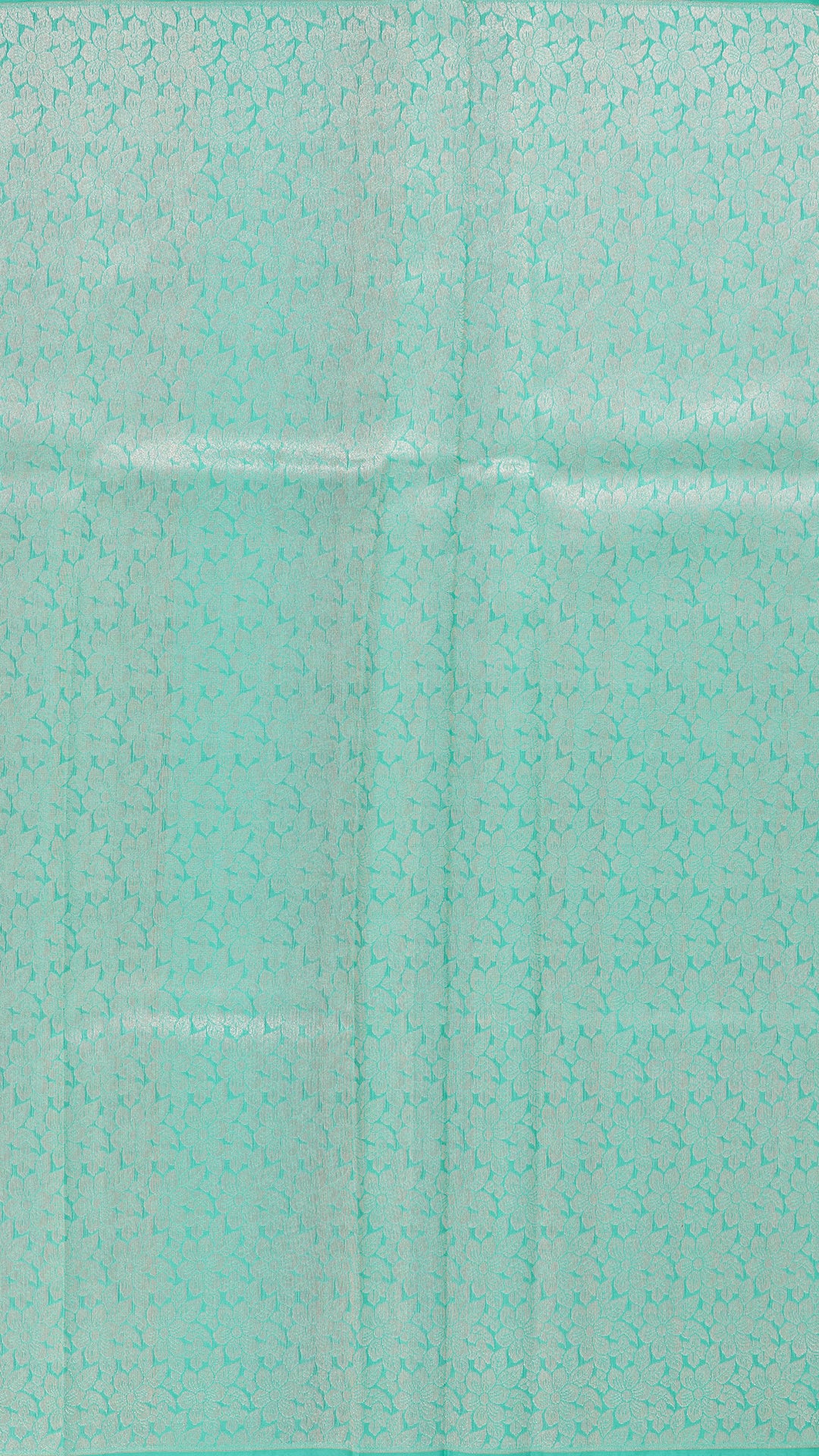 Sea Green Banaras Saree with Elegant Brocade Design