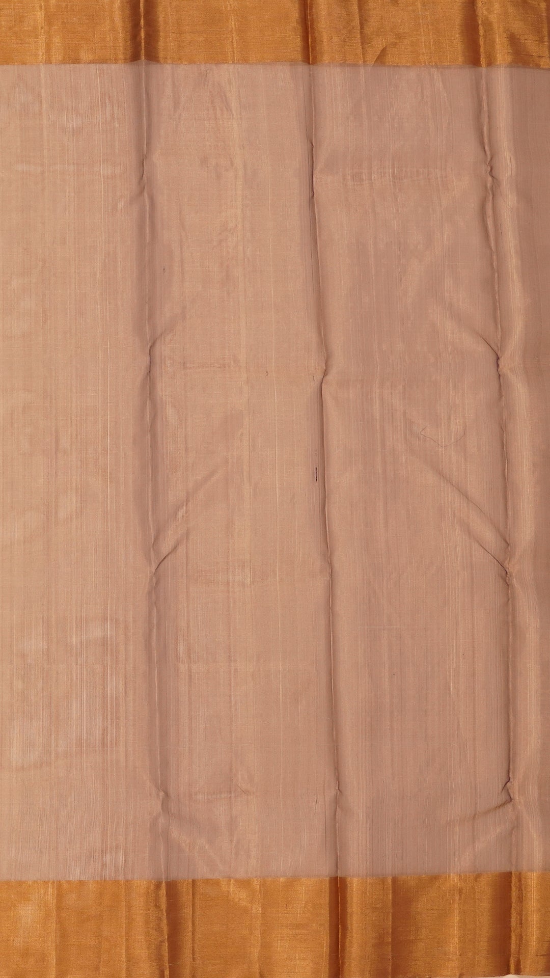 Violet Chanderi Silk Saree with Gold Butta & Kadi Border