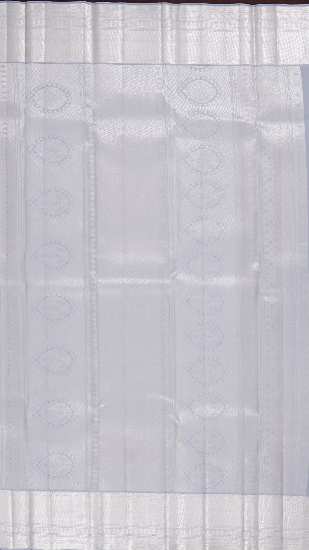 Yash Kanchipuram Saree with Silver Zari Border