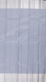 Yash Kanchipuram Saree with Silver Zari Border