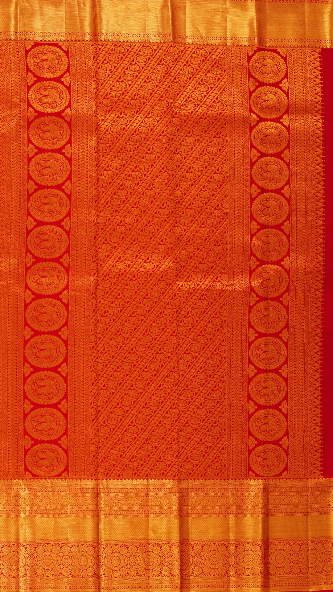 Sky Blue Kanchipuram Saree with Silver Zari Butta