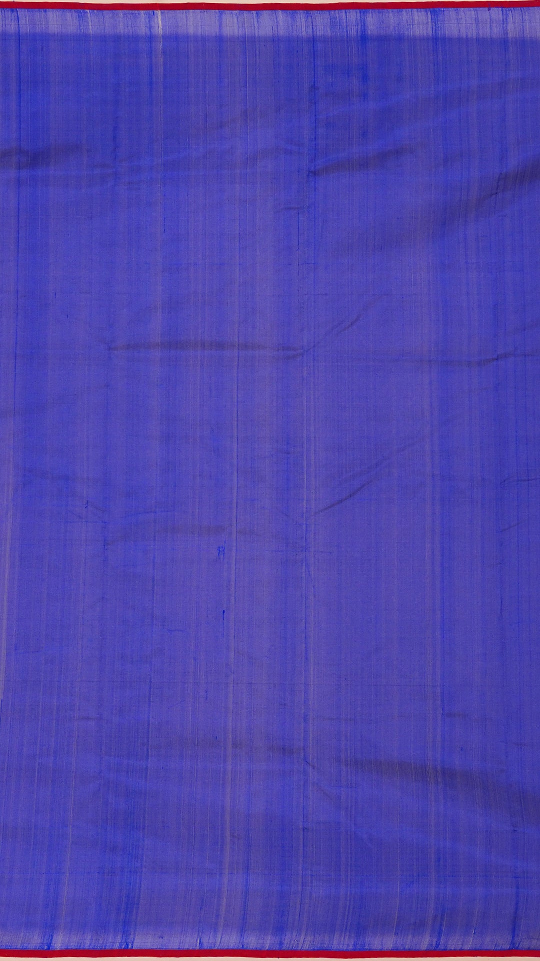 Royal Blue Chanderi Silk Saree with Silver Butta & Zari Border