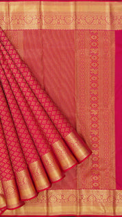 Red Kanchi Pattu Saree