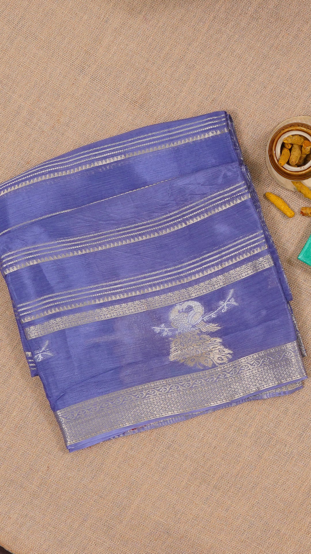 Multi-Colour Mashru Silk Saree with Butte Design
